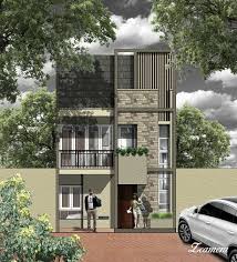 Desain arsitektur tampak samping bangunan rumah modern tropis kontemporer di malang jawa timur. Project Dwelling Dome House 2 5 Floor Modern Tropis Style Design And Build Project Desain Arsitek Oleh Pt Dian Cipta Bangun Arsitag