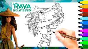 Luca coloring pages were just added to our blog! Coloring Raya And Noi Raya And The Last Dragon Coloring Pages Youtube