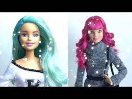 Barbie Doll Hairstyles Barbie Fashionistas Makeover Barbie Hair Transformation Youtube Barbie Hair Sewing Barbie Clothes Doll Hair