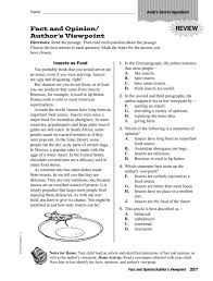 Who is telling the story? Fact And Opinion Author S Viewpoint Worksheet For 4th 5th Grade Lesson Planet