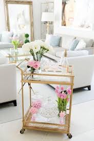 Easy Decor Updates That Will Completely Transform Your Aesthetic Bar Cart Decor Gold Bar Cart Diy Bar Cart