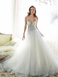 Sophia Tolli Y11550 Nightingale Tulle Ball Gown Wedding Dress With Back Zipper Ball Gown Wedding Dress Sophia Tolli Wedding Dresses Wedding Dress Necklines