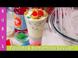 Falooda With Homemade Sev Seviyan Noodles Ki Easy And Simple Recipe In Urdu Hindi Rkk Youtube Falooda Ramadan Recipes Recipes
