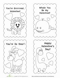 Free printable valentine's day cards!! Valentine Card Template Worksheet Education Com Valentine Card Template Valentines Day Coloring Page Valentine Coloring Pages