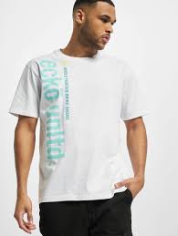 Ecko unltd ile sen de hemen şık ve rahat streetwear, sokak giyimin keyfini yaşa ; Ecko Unltd Max Herren T Shirt Weiss 566004 Bei Kapatcha