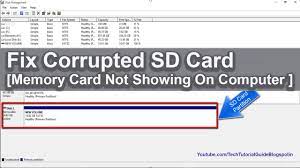 Before we get onto how to fix the sd card or memory card not. How To Repair A Corrupted Damaged Sd Card Memory Card Not Detecting On Computer Easy Fix Youtube