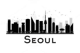 Seoul City Skyline Silhouette City Skyline Silhouette Skyline Silhouette City Silhouette