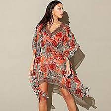Beach Collection Red Sarasa Kaftan Beachwear For Women Beachwear Swimwear Dress