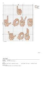Cross stitch sign language alphabet patterns. Sign Language Cross Stitch Cross Stitch Patterns Diy Cross Stitch