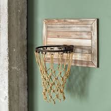 Panier De Basket Mural En Sapin Maisons Du Monde Wandkorb Basketball Zimmer Diy Dekoration