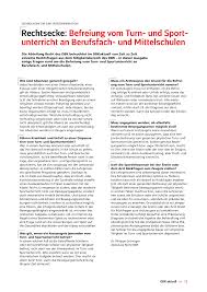 Vom aktiven sportunterricht zu befreien. Https So Ch Fileadmin Internet Dbk Dbk Ds Pdf Rechtsbeitr C3 A4ge Rechtsbeitrag Befreiung Vom Turn Und Sportunterricht An Berufsfach Und Mittelschulen Pdf