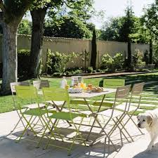 Mobilier extérieur de qualité bois, métal ou alu. Salon De Jardin Fermob Table L128 L128 Cm 8 Chaises 157 X 37 X 150 Cm Gamm Vert Salon De Jardin Fermob Mobilier Jardin Table Jardin Metal