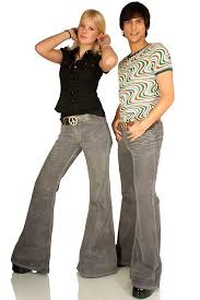 Cord Schlaghose Star Hellgrau Schlaghose 70er Jahre Mode 70 Jahre Kleidung