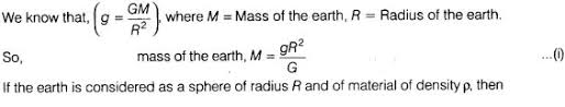 Volume of a cube =. Calculate The Average Density Of The Earth In Terms Of G G And R Studyrankersonline