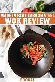 Made In Blue Carbon Steel Wok Cookware Review Foodal Carbon Steel Wok Wok Wok Cooking