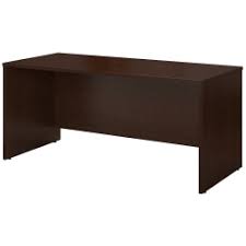 Need a home office fast? Bush Business Furniture Components Credenza Desk 60 W X 24 D Mocha Cherry Standard Delivery Office Depot