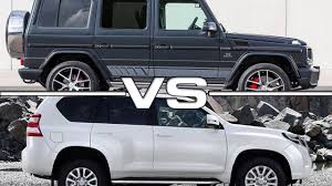 Manufacturing 10 million land cruisers. 2016 Mercedes Benz G500 Offroad Vs 2016 Toyota Land Cruiser Prado Offroad Youtube