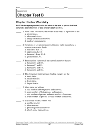 Bonds and imafs in liquids, solids, and solutions ap unit 5 notes (chp 11,13).pptx (9.3 mbs) Nuclear Chemistry Tests And Answer Key Teaching Resources