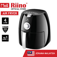 An air fryer is a small countertop convection oven designed to simulate deep frying without submerging the food in oil. Riino Rapid Air Fryer Drawer Easy Aerodynamic Kitchen Cooker 4l Af09 Shopee Malaysia