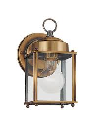 This item is priced at $216.96 and all sea gull lighting products are covered by a full warranty. Sea Gull Lighting 8592 01 1 Lamp 100 W 120 Volt Antique Brass Medium A19 Wall Lantern World Electric Supply