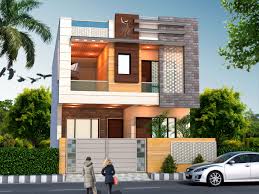 Pratap Nagar Jaipur Duplex House Design Modern Bungalow Exterior Modern House Exterior
