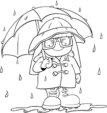 Rain Gear Coloring Page Umbrella Coloring Page Coloring Pages Coloring Pages For Kids