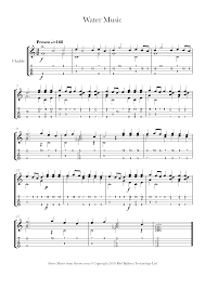 The green bay ukulele club has over 500 songs in its repertoire, and on this page are some examples of our club favorites. Handel Theme From Water Music Sheet Music For Ukulele 8notes Com