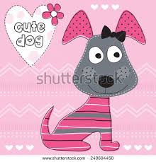 Dog Illustration Stock Fenykepek Kepek Es Rajzok Arte Na Escola Estampas Apliques