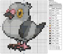 Pokemon Pidove By Makibird Stitching Deviantart Com On Deviantart Pokemon Cross Stitch Patterns Pokemon Cross Stitch Squirtle Cross Stitch