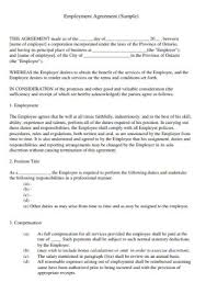 Contract staffers can benefit from the revolving nature of contract staffing. 50 Sample Employment Contracts In Pdf Ms Word Excel