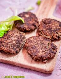 Red Kidney Bean Veggie Burgers My Food Happiness Recipe Vegetarian Burger Patties Veggie Patties Food