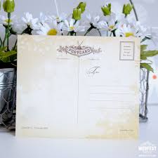 This thank you postcard is the perfect way to thank your family and friends. Wedding Thank You Postcards Wedfest Festival Themed Wedding Stationery