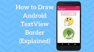 Android:text=hi, this layout has rounded corner borders. 1. How To Draw Android Textview Border Explained Youtube