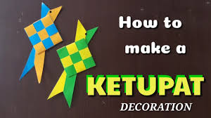 Become a patron of crafty art today: Origami How To Make A Ketupat Decoration Youtube