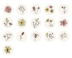 Maybe you would like to learn more about one of these? 16 Instagram Story Highlight Icons Flower Illustrated Etsy Flower Line Drawings Instagram Highlight Icons Cohesive Instagram Feed