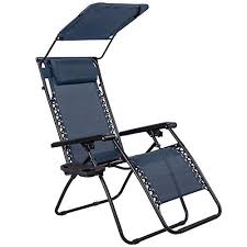 Sundale Outdoor Folding Zero Gravity Reclining Lounge Chair With Canopy Neck Pillow And Side Tray Na Outdoor Chaise Lounge Chair Outdoor Hammock Outdoor Chairs