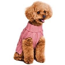 Golden Paw Knitted Jumper Dog Sweater Dog Apparel Warm Dog Clothes Medium Pink Check This Awesome Product By Going To The L Dog Clothes Dog Sweater Paw