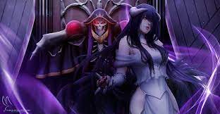 Collection of the best overlord (anime) wallpapers. Hd Wallpaper Anime Overlord Ainz Ooal Gown Albedo Overlord Wallpaper Flare