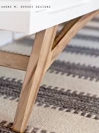 Set of 4 solid oak tapered legs. Adding Legs To A Mid Century Modern Dresser How To Dorsey Designs