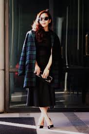 Digital single (2014.02.28) bestie's da hye. How To Look Chic In Small Budget Plaid Coat Flare Skirt Hallie Daily
