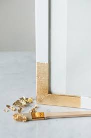 24 Gorgeous Diys That Go For The Gold Gold Leaf Diy Gold Diy Gold Leaf Decor