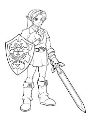 Hundreds of free spring coloring pages that will keep children busy for hours. Drawing Zelda 113212 Video Games Printable Coloring Pages