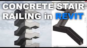 But my latest project (installing a staircase handrail along my basement stairs) is one that i am both proud and ashamed of. Monolithic Concrete Stair Railing In Revit Tutorial Youtube