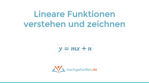 Lineare Funktionen Verstehen Und Zeichnen Mit Bildern Lineare Funktion Mathematik Zeichnen