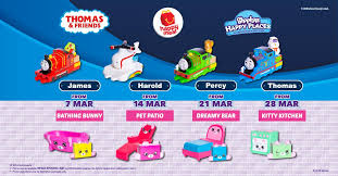 As recently reported, mcdonald's in the uk will be preparing for an increase in such is the strange reality we live in that mcdonald's is preparing to restrict purchases of additional toys to ensure that stock levels are. Mcdonald S Malaysia Brings Back Thomas Friends Shopkins Happy Meal Toys