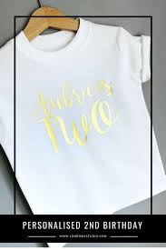 Birthday T Shirt Design For Boys 2nd Birthday Shirt Gold Name Is Two Personalised Second Etsy Kids Clothing Brands List Kids Clothing Brands Toddler Fashion