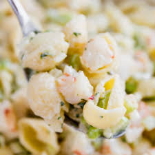 Blending mayonnaise with miracle whip cuts down on the sweet flavor. Very Best Shrimp Macaroni Salad Recipe
