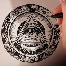 All Seeing Eye Hand Drawing Tatuaje Illuminati Ojo De Horus Tatuaje Grafica De Tatuaje