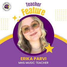 ✨ Meet Our Middle High School Music Teacher! ✨ This is Ms. Erika Parvi's  second year at Bahrain School! A native of Minnesota, she taught elementary  music in Minneapolis before joining us
