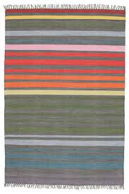 Teppiche gehören in vielen kulturen ganz untrennbar zur wohnatmosphäre dazu: Rainbow Stripe Grau 140x200 Rugvista